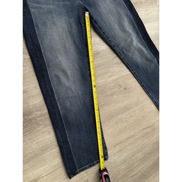 Banana Republic Girlfriend Side Stripe Tuxedo Crop Jeans Dark Wash Denim Cotton - Picture 8 of 8